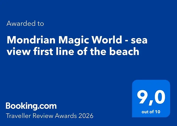 Mondrian Magic World - Sea View First Line Of The Apartman Oropesa del Mar